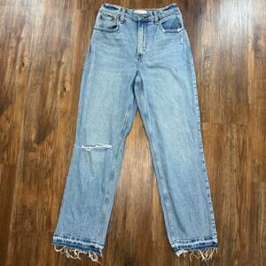 Abercrombie & Fitch Light Blue Straight Leg Jeans